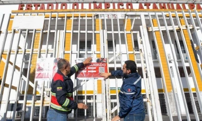 El estadio Olímpico Atahualpa fue clausurado el 8 de junio / Foto: cortesía Agencia Metropolitana de Control (AMC)