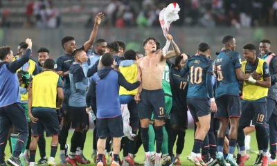 Ecuador festejó en Lima la clasificación al Mundial 2026 / Foto: EFE
