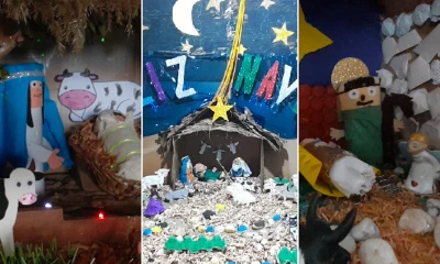 Cinco escuelas participaron en el concurso de pesebres ecológicos en Napo / Foto: cortesía Ministerio de Ambiente