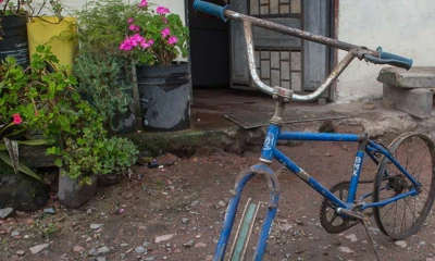 La vieja bicicleta modelo BMX está guardada en la casa de los padres de Richard Carapaz, en El Playón de San Francisco, en la provincia de Carchi. Foto: El Telégrafo