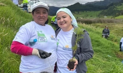 ‘Siembra vida, deja tu huella’ se realizó en la laguna San Martín / Foto cortesía DPM