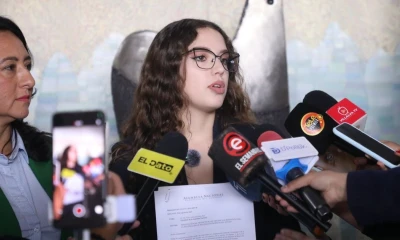 Camila León, asambleísta de ADN, presentó el ‘Proyecto de Ley Orgánica de Repetición’ / Foto: cortesía Camila León, asambleísta de ADN