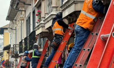 7.3 kilómetros se recuperaron en el polígono de las calles Cuenca, Rocafuerte, Flores, Guayaquil y Manabí / Foto: cortesía Municipio de Quito 