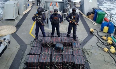 Durante un patrullaje de rutina se detectó una embarcación no identificada que, al percatarse de la presencia militar emprendió una fuga evasiva/ Foto: cortesía Armada