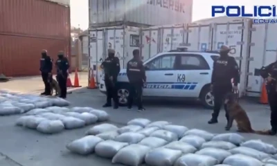 El origen del embarque fue Buenaventura, en Colombia / Foto: cortesía Policía Nacional