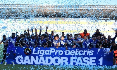 Emelec ganó la primera etapa tras golear 4-0 al Manta / Foto: cortesía Liga Pro