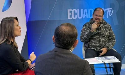 También se refirió al ataque con bombas molotov contra un convoy humanitario que se dirigía a Otavalo / Foto: cortesía EcuadorTV