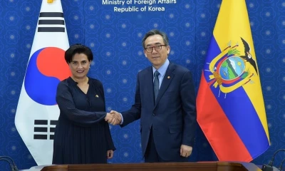 Gabriela Sommerfeld, canciller, visitó Seúl / Foto: cortesía Cancillería 