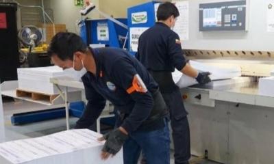 Las papeletas electorales ya han sido distribuidas en 15 provincias / Foto: cortesía CNE