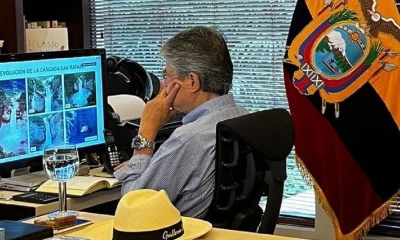 El gobierno emprende acciones frente a la erosión del río Coca / Foto: cortesía Guillermo Lasso