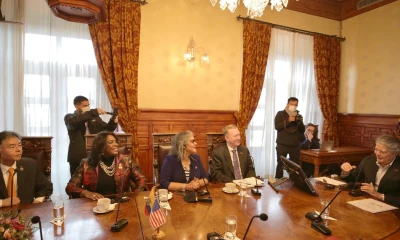 Lasso se reunió con congresistas estadounidenses / Foto: cortesía embajada de EE.UU.