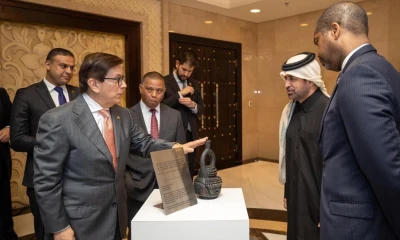 La exhibición en Catar busca fortalecer los lazos culturales entre Ecuador y Medio Oriente / Foto: cortesía Pascual Del Cioppo