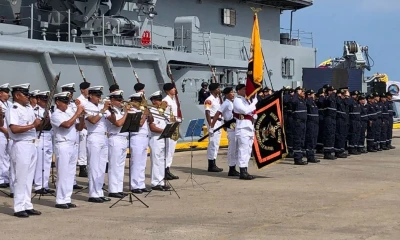 La Armada también prevé emplear el buque para procesos de entrenamiento y formación del personal naval / Foto: cortesía Armada del Ecuador