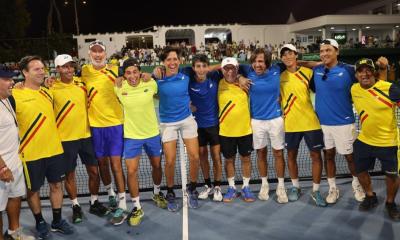 Ecuador acumuló la cuarta victoria en la disputa de la Copa Davis  / Foto: cortesía Copa Davis