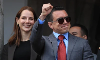 Noboa fue reelegido hasta el año 2029 como presidente de Ecuador tras ganar las elecciones / Foto: EFE