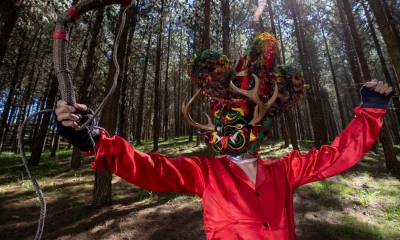 Los diablos de Píllaro resignan fiesta de Año Nuevo para evitar covid-19 / Foto: EFE