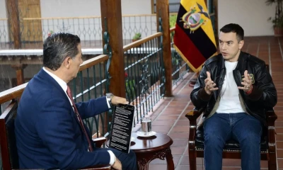 El presidente Daniel Noboa fue entrevistado por CNN la semana pasada / cortesía Presidencia