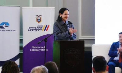 Inés Manzano, ministra de Energía y Minas encargada, encabezó el evento / Foto: cortesía Ministerio de Energía y Minas
