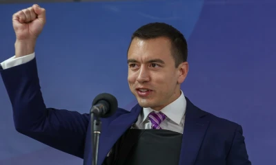 El empresario Daniel Noboa puede convertirse este domingo en el presidente más joven de la historia de Ecuador/ Foto: cortesía EFE