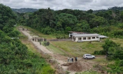 Durante el operativo, los uniformados destruyeron una franja de aproximadamente 300 metros de longitud y 10 metros de ancho / Foto: cortesía Ministerio de Defensa