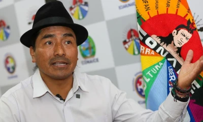 Iza y Pachakutik mostraron su apoyo a la candidata del correísmo Luisa González / Foto: EFE