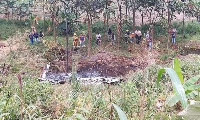 La aeronave se accidentó en las inmediaciones de la pista de un aeropuerto situado en la localidad de Shell, en la provincia de Pastaza / Foto: cortesía Confeniae