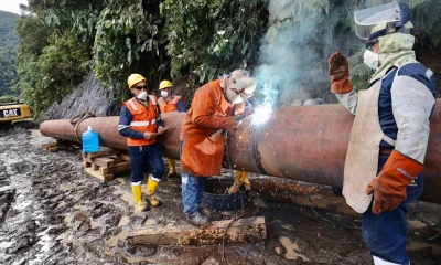 Petroecuador reconduce el SOTE por erosión / Foto: Cortesía Petroecuador