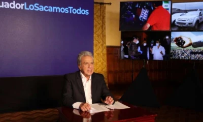 Imagen tomada de la cuenta de Twitter del presidente, Lenín Moreno.