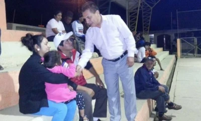  El ahora gobernador de Zamora Chinchipe en un acto político en el año 2013.CORTESÍA