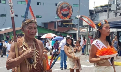 Delegaciones de pueblos ancestrales. Foto: El Universo