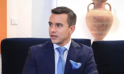 El empresario guayaquileño inició su carrera política en 2021 / Foto: cortesía Daniel Noboa