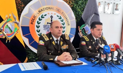 Se llegó a ellos como parte de la investigación que incluye los delitos de sicariato, extorsión, robo, narcotráfico y tenencia de armas de fuego / Foto: cortesía Policía Nacional
