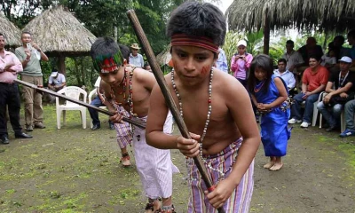 La danza de la chonta, un ritual ancestral. Foto: El Tiempo