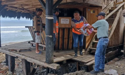 A partir de mañana, 27 de enero, arribarán oleajes con mayor energía provenientes del noroeste del Pacífico / Foto: cortesía de la Secretaría de Gestión de Riesgos