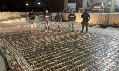 Ecuador decomisa 3 toneladas de cocaína con trasfondo de crisis carcelaria / Foto: cortesía Policía Nacional