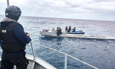 El cargamento estaba en 161 bultos grandes y uno pequeño, con un peso aproximado de 3,2 toneladas / Foto: cortesía Armada ecuatoriana