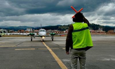 La ruta Macas–Cuenca funcionará los lunes, miércoles y viernes a las 09:00 / Foto: cortesía Aeropuerto Cuenca