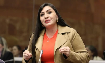 La asambleísta de Zamora Chinchipe, Andrea Rivadeneira, presentó la moción / Foto: cortesía Asamblea Nacional