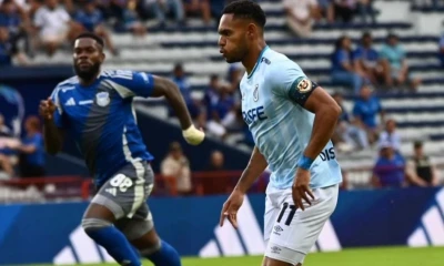 El delantero panameño, Ismael Díaz, fue figura en el triunfo de Universidad Católica ante Emelec / Foto: cortesía Universidad Católica