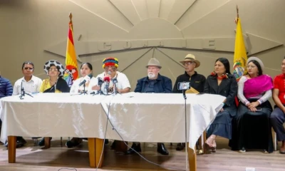 Vargas también hizo hincapié en su rechazo a la celebración de una consulta popular / Foto: cortesía Conaie