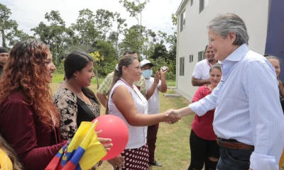 150 hogares del cantón Francisco de Orellana, 100 de Morona y 90 de Sucúa fueron las beneficiados / Foto: cortesía Secretaría General de Comunicación de la Presidencia