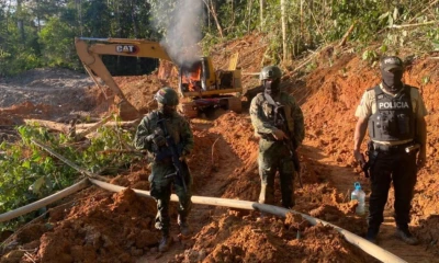 El Ejército señaló además que, entre las personas que habrían participado en el ataque, existirían fallecidos y heridos / Foto: cortesía Ejército Ecuatoriano