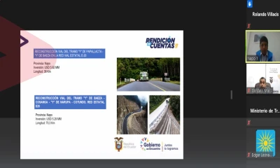 MTOP invirtió $ 9.2 millones en Napo durante el 2021 / Foto: cortesía Ministerio de Obras