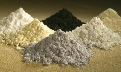 Diferentes óxidos de Tierras Raras / Foto: IIGE 