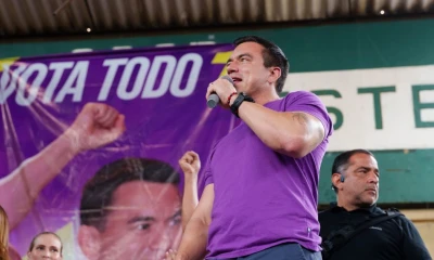 Noboa estuvo este domingo en diversos conversatorios en las provincias de Guayas y Los Ríos / Foto: cortesía AdnEcuadorOk