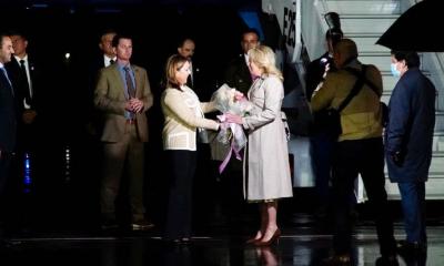 Jill Biden llegó a Ecuador para iniciar su gira por Latinoamérica / Foto: cortesía Presidencia