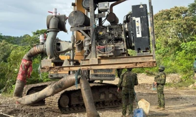 La medida busca frenar los efectos sociales y ecológicos asociados a la minería / Foto: cortesía Ejército Ecuatoriano