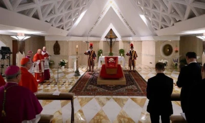 Noboa declaró tres días de duelo nacional por el fallecimiento del papa Francisco / Foto: cortesía News Vativano