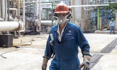 El sismo del 25 de abril ocasionó daños significativos en la Refinería de Esmeraldas / Foto: cortesía Petroecuador