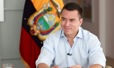 El presidente Daniel Noboa fue entrevistado por The Economist / Foto: cortesía Presidencia